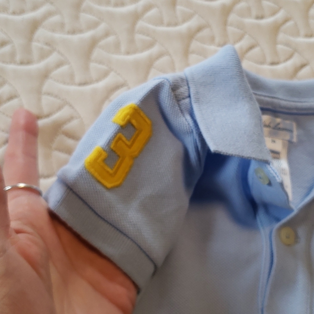 Ralph Lauren Light Blue Shortall - Picture 2 of 4